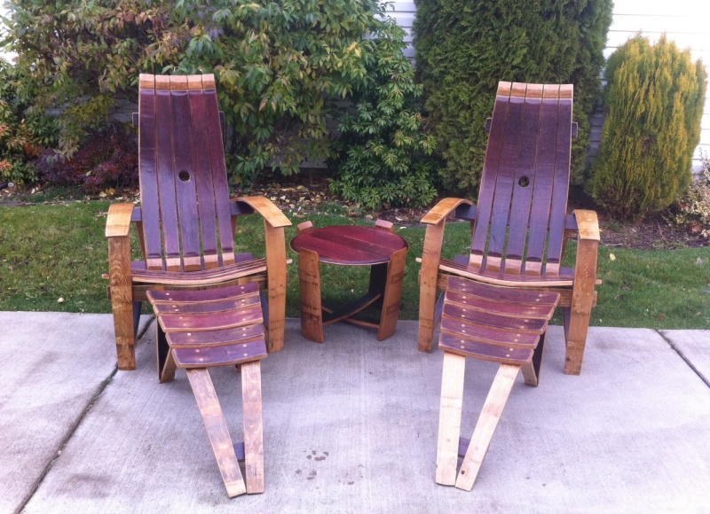 Wildgrain Woodworking – Categories – Wine Barrel Furniture